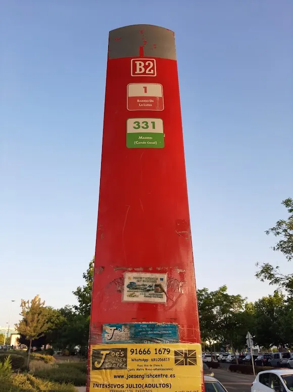 Juan De La Cierva-María Montessori - Bus stop en Rivas-Vaciamadrid